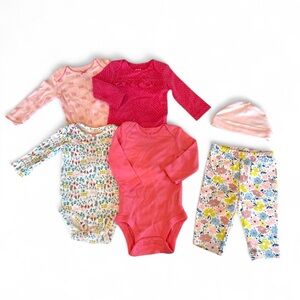 Girls 0-3 month onesie lot